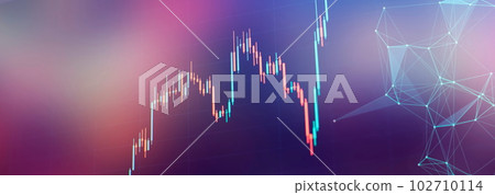 stock market investment trading. Financial chart with up trend line graph. Wealth management with risk diversification concept. stock market investment trading. Financial chart with up trend line graph. Wealth management with risk diversification concept. 102710114