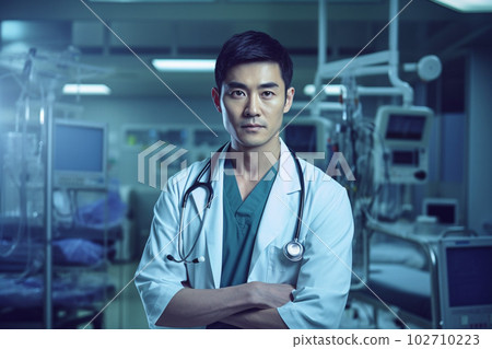 Male doctor image: AI-generated image 102710223
