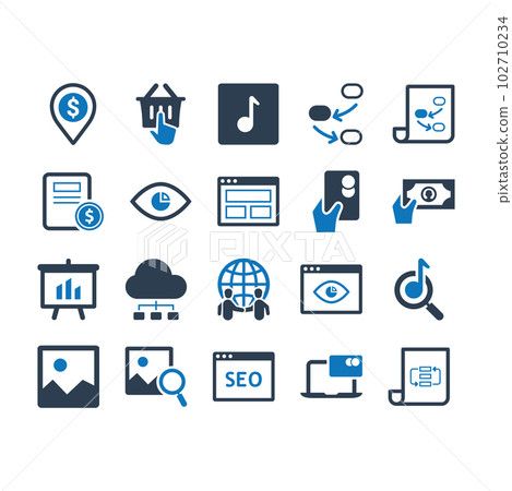 SEO Development and Marketing Icons - Set 9 SEO Development and Marketing Icons - Set 9 102710234