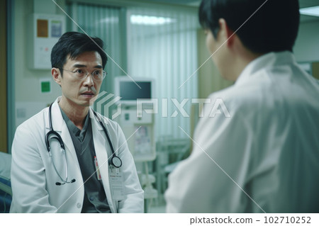 正在接受醫生檢查的病人:AI 生成的圖像 正在接受醫生檢查的病人:AI 生成的圖像 102710252