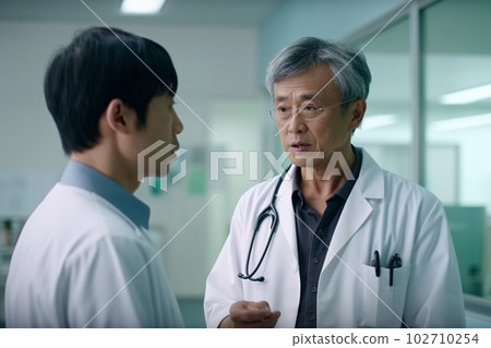 正在接受醫生檢查的病人:AI 生成的圖像 正在接受醫生檢查的病人:AI 生成的圖像 102710254