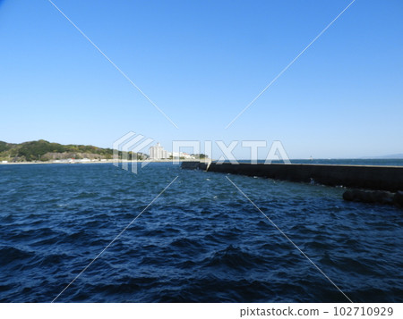 Coastal scenery from Hijirizaki Park 102710929