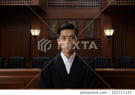 男法官形象：人工智能生成的形象 102711141