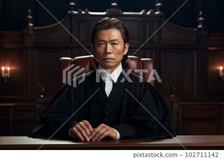 男法官形象：人工智能生成的形象 102711142
