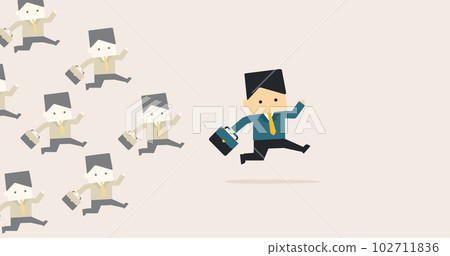 Deformed business person illustration male excellent image 1:1.191 102711836