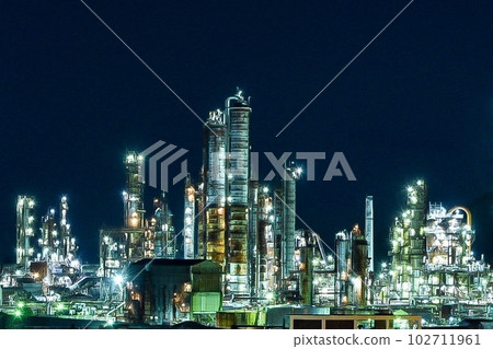 [Wakayama] The night view of the factory and the ENEOS Wakayama Refinery were beautiful. 102711961