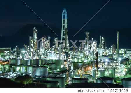 [Wakayama] The night view of the factory and the ENEOS Wakayama Refinery were beautiful. 102711969