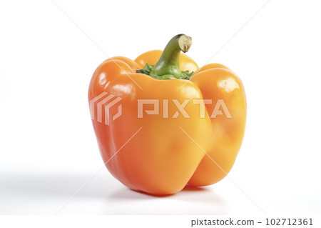橙色辣椒粉 白色背景 AI 生成圖像 Generative AI 102712361