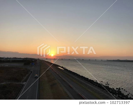 sunny morning sun 102713397