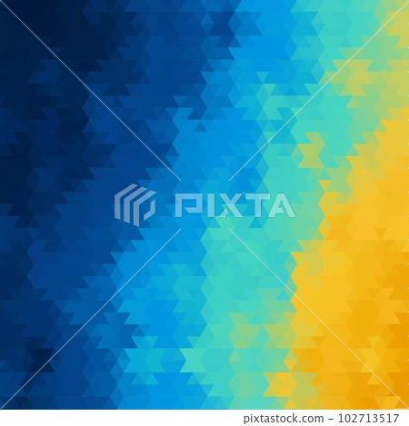 blue and yellow triangles background. eps 10 102713517