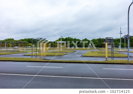 Scenery of the driving test center in Okayama Prefecture, Japan Scenery of the driving test center in Okayama Prefecture, Japan 102714125