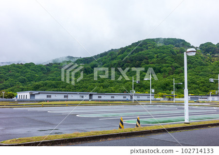 Scenery of the driving test center in Okayama Prefecture, Japan Scenery of the driving test center in Okayama Prefecture, Japan 102714133