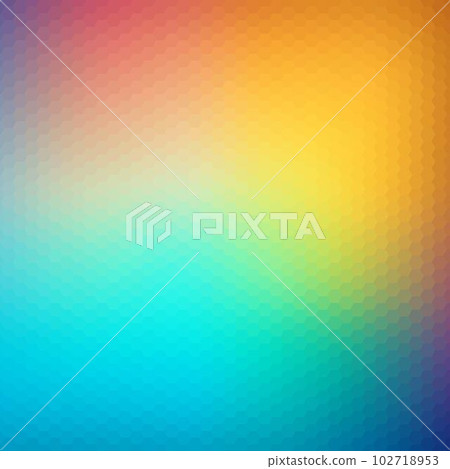 rainbow illustration. hexagon background. mosaic design. eps 10blue and yellow abstract vector background. hexagonal illustration. geometric design. polygonal style. eps 10 102718953