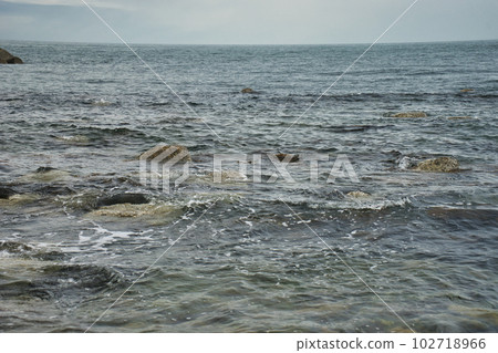 View of the coast in the Tomari district of Asahi Town, Toyama Prefecture View of the coast in the Tomari district of Asahi Town, Toyama Prefecture 102718966