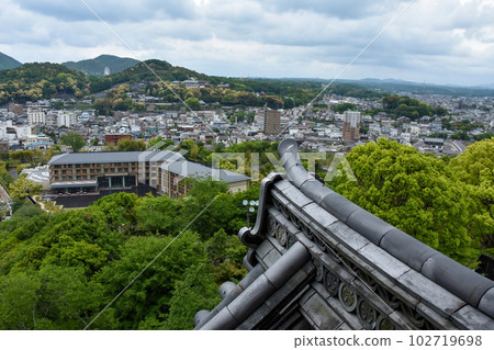從犬山城眺望犬山市 從犬山城眺望犬山市 102719698