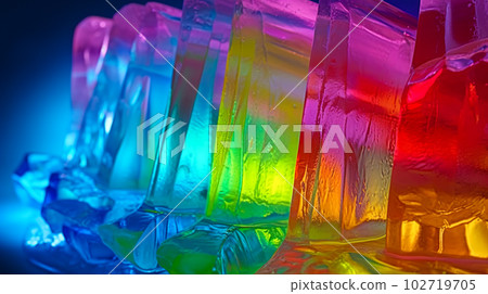 Image of colorful ice "AI-generated image" Image of colorful ice "AI-generated image" 102719705