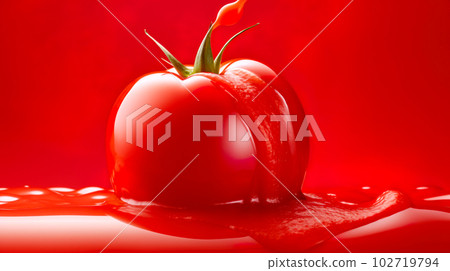 Image of tomato ketchup "AI-generated image" Image of tomato ketchup "AI-generated image" 102719794