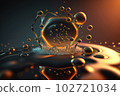Virtual technology illustration with background nano technology. Ganerative AI. 102721034
