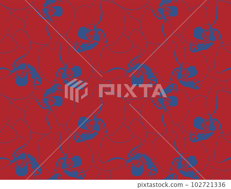 Floral pattern seamless background. Foliage and flower wallpaper design of nature. Floral pattern seamless background. Foliage and flower wallpaper design of nature. 102721336