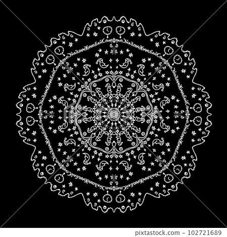 Abstract ornamental mandala Abstract ornamental mandala 102721689