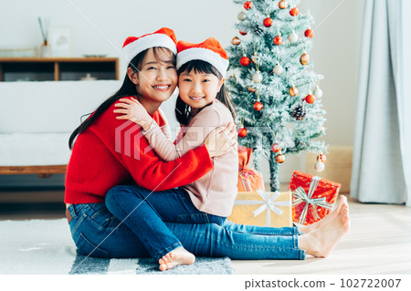 聖誕節父母和孩子 聖誕節父母和孩子 102722007