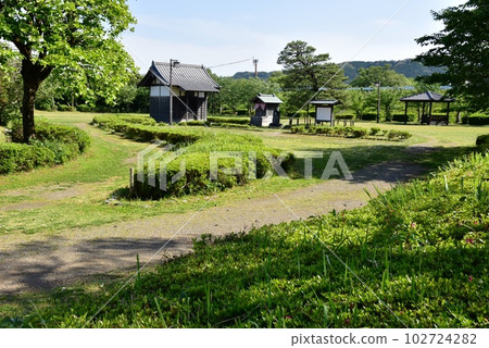 島田市 島田宿 大井川川越遺址 牽牛花松公園和新綠 島田市 島田宿 大井川川越遺址 牽牛花松公園和新綠 102724282