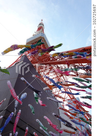 Tokyo Tower and Carp streamers 102725697