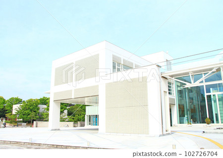 岐阜市風景、岐阜縣立圖書館 岐阜市風景、岐阜縣立圖書館 102726704