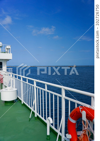 A view from the ferry to Agunijima A view from the ferry to Agunijima 102726750