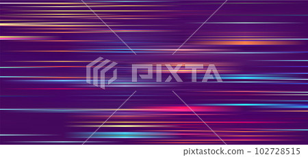 Trendy glitch pattern on dark background. Modern style vector. Abstract geometric elements 102728515