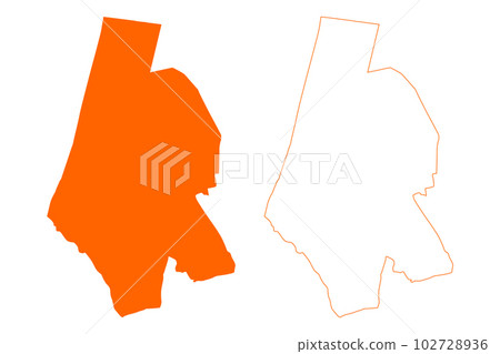 Schagen municipality (Kingdom of the Netherlands, Holland, North Holland or Noord-Holland province) map vector illustration, scribble sketch map Schagen municipality (Kingdom of the Netherlands, Holland, North Holland or Noord-Holland province) map vector illustration, scribble sketch map 102728936