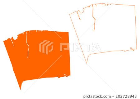 Stede Broec municipality (Kingdom of the Netherlands, Holland, North Holland or Noord-Holland province) map vector illustration, scribble sketch map Stede Broec municipality (Kingdom of the Netherlands, Holland, North Holland or Noord-Holland province) map vector illustration, scribble sketch map 102728948