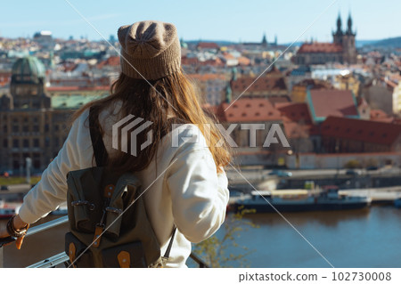 woman in Prague Czech Republic exploring attractions woman in Prague Czech Republic exploring attractions 102730008
