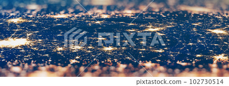 USA - Dallas, Memphis, Arkansas city lights USA - Dallas, Memphis, Arkansas city lights 102730514
