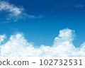 beautiful summer blue sky illustration 102732531