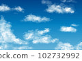 Summer blue sky and clouds 102732992