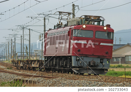 Hokuriku Main Line West Takaoka - Takaoka JR Freight EF81-112 (Toyama) 102733043