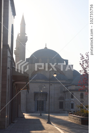 Selimiye Mosque (Selimiye Cami) - Edirne, Turkey. Built by architect Sinan between 1569 and 1575 Selimiye Mosque (Selimiye Cami) - Edirne, Turkey. Built by architect Sinan between 1569 and 1575 102735756