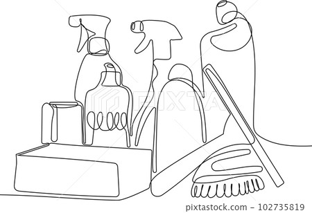 Home cleaning service landing page design concept, illustration of janitors with cleaning tools. Vector illustration Home cleaning service landing page design concept, illustration of janitors with cleaning tools. Vector illustration 102735819