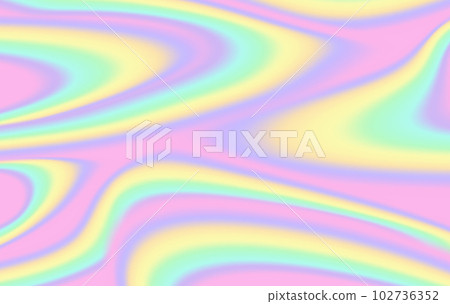 Vector abstract rainbow background in glitch style. Colorful texture in tie dye style. Vector holographic foil texture. 102736352
