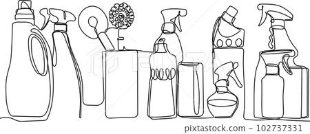 Home cleaning service landing page design concept, illustration of janitors with cleaning tools. Vector illustration Home cleaning service landing page design concept, illustration of janitors with cleaning tools. Vector illustration 102737331