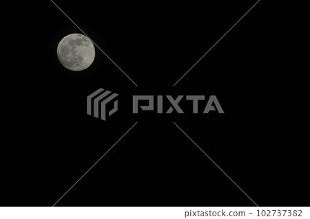 Hakushu-cho, Hokuto City, moon age 13.9 Moon in the night sky on the thirteenth day of May (Position: upper left) Hakushu-cho, Hokuto City, moon age 13.9 Moon in the night sky on the thirteenth day of May (Position: upper left) 102737382