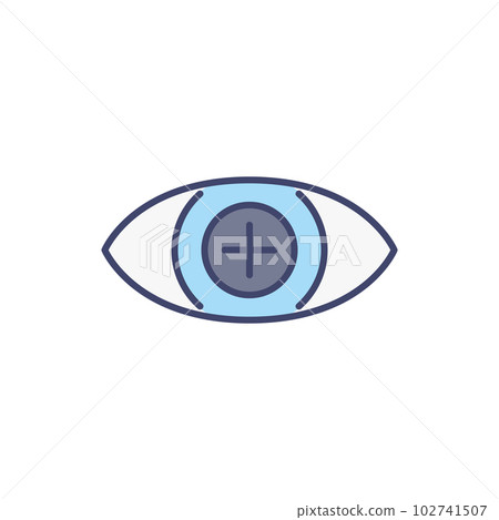 Hyperopia related vector icon. - Stock Illustration [102741507] - PIXTA