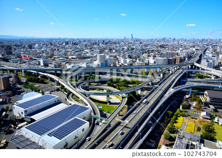《大阪府》城市交通網東大阪交界處 《大阪府》城市交通網東大阪交界處 102743704