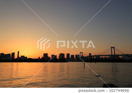城市日落 城市日落 102744698