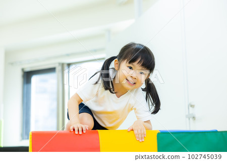 A child taking a nap 102745039