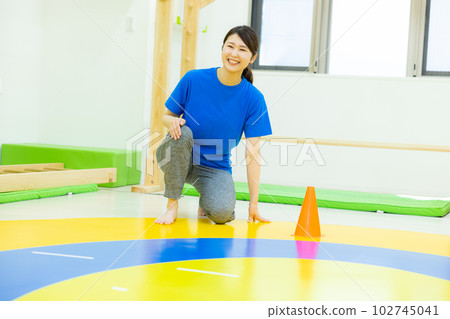 A child taking a nap 102745041