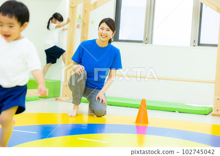 A child taking a nap 102745042