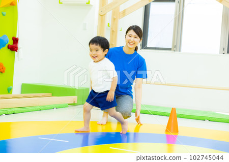 A child taking a nap 102745044