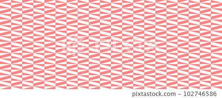 Seamless geometric rhombus pattern. Pink ethnic diamond background. Decorative lattice ornament background. Modern textile fabric design template swatch. Contemporary vector print wallpaper Seamless geometric rhombus pattern. Pink ethnic diamond background. Decorative lattice ornament background. Modern textile fabric design template swatch. Contemporary vector print wallpaper 102746586